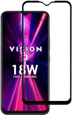 Zappy Edge To Edge Tempered Glass for Itel Vision 3(Pack of 1)