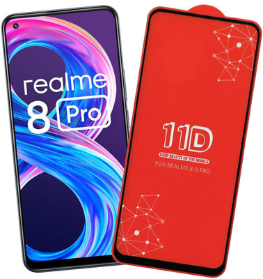REDDWARF Edge To Edge Tempered Glass for realme 8 Pro(Pack of 1)