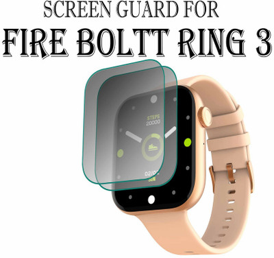 hirdesh Impossible Screen Guard for Fire-Boltt Ring 3 1.8 INCH(Pack of 2)