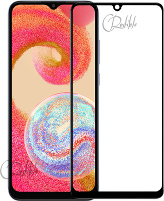 CRodible Edge To Edge Tempered Glass for Samsung Galaxy A04E(Pack of 1)