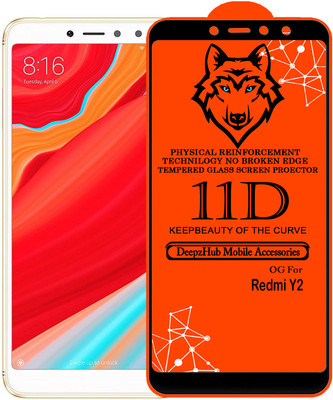 CRodible Edge To Edge Tempered Glass for Mi Redmi Y2(Pack of 1)