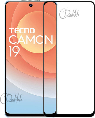 CRodible Edge To Edge Tempered Glass for Tecno Camon 19(Pack of 1)