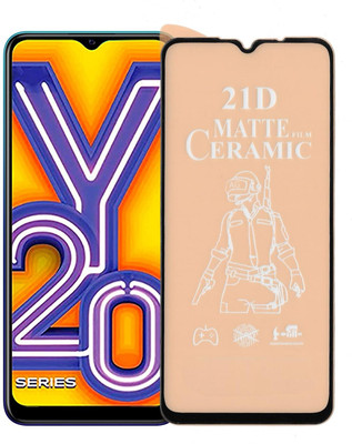 REDDWARF Edge To Edge Tempered Glass for Vivo Y20i(Pack of 1)