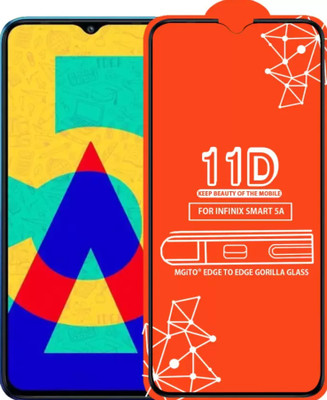 BRIGHTRON Edge To Edge Tempered Glass for Infinix Smart 5A(Pack of 1)
