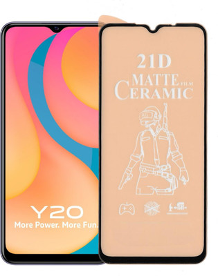 REDDWARF Edge To Edge Tempered Glass for Vivo Y20(Pack of 1)