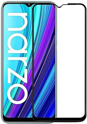 My Swag Edge To Edge Tempered Glass for Realme Narzo10A(Pack of 1)