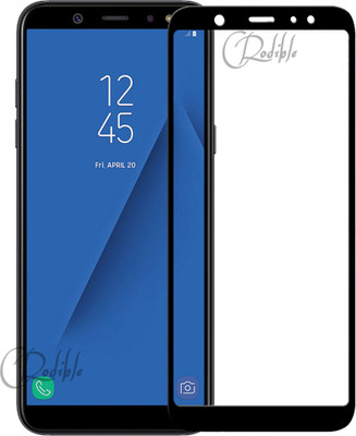 CRodible Edge To Edge Tempered Glass for Samsung Galaxy A6(Pack of 1)