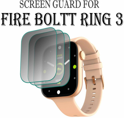 YCHROZE Impossible Screen Guard for Fire-Boltt Ring 3 1.8 INCH(Pack of 3)
