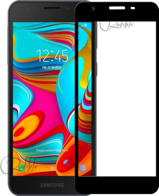 CRodible Edge To Edge Tempered Glass for Samsung Galaxy A2 Core(Pack of 1)
