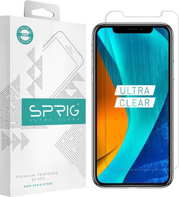Sprig Tempered Glass Guard for Sprig Tempered Glass Guard for Apple iPhone 12, iPhone 12, iPhone 12 Pro (Pack of 1)(Pack of 1)
