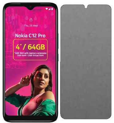 PHONICZ RETAILS Impossible Screen Guard for Nokia C12 Pro(Pack of 1)