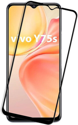My Swag Edge To Edge Tempered Glass for Vivo Y75s, Vivo Y75S(Pack of 1)