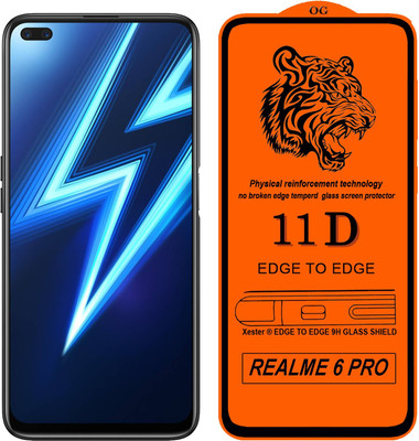 Xester Edge To Edge Tempered Glass for Realme 6 Pro(Pack of 1)