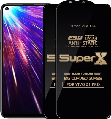 Qyist Edge To Edge Tempered Glass for VIVO Z1 PRO(Pack of 2)