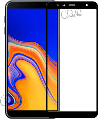 CRodible Edge To Edge Tempered Glass for Samsung Galaxy J6 Plus(Pack of 1)
