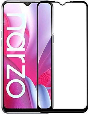 Hello Case Edge To Edge Tempered Glass for Realme Narzo 30A(Pack of 1)