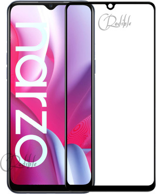 CRodible Edge To Edge Tempered Glass for Realme Narzo 20A(Pack of 1)