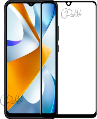CRodible Edge To Edge Tempered Glass for POCO C40(Pack of 1)