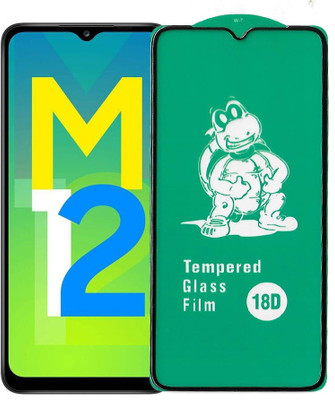 REDDWARF Edge To Edge Tempered Glass for Samsung Galaxy M12(Pack of 1)