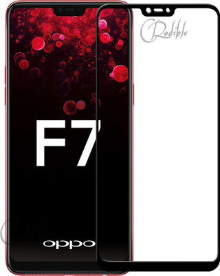 CRodible Edge To Edge Tempered Glass for OPPO F7(Pack of 1)