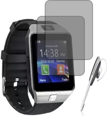 IQRA TRENDZ Edge To Edge Tempered Glass for dz09 ANDROID 4G CALLING Bluetooth With Touch Smartwatch (Pack of 2)(Pack of 1)
