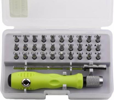 DARSHANAM WORLD 32 in 1 Accuracy Interchangeable Mini Screwdriver Set Magnetic Slot Wrench Bits Repair Tools Kit Set Impact Screwdriver Set Impact Screwdriver Set(Pack of 1)