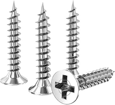 Screwtight Iron Flat Head Drywall Screw(8 mm Pack of 100)