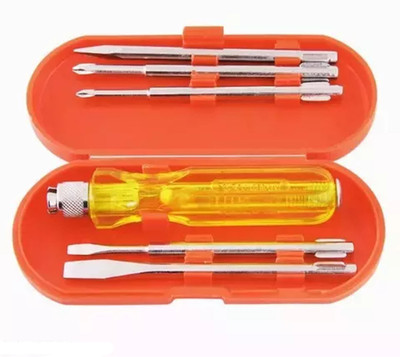 Kiesh 5 Pcs Combination Screwdriver Set Kit With Different Blades for Multipurpose Use Combination Screwdriver Set(Pack of 5)
