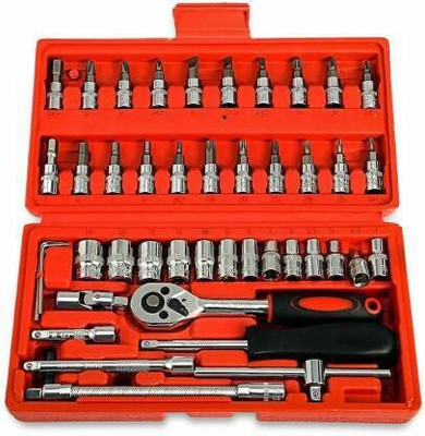 EUHOMI 46 In 1 Tools Screwdriver Set 46 Pcs Tools Kits 0-27 Standard Screwdriver Set(Pack of 1)