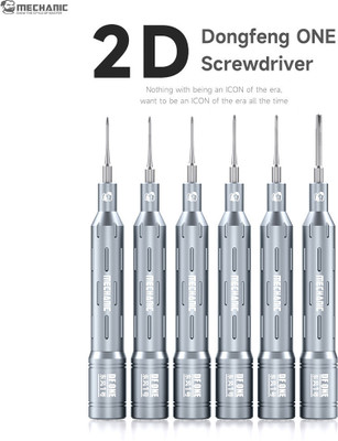 BABATOOLS Mechanic Df One 2d Screwdriver Precision Screwdriver Set(Pack of 6)