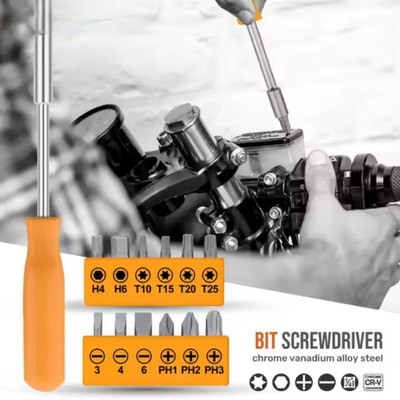 Flipkart SmartBuy Hand Tool Kit Household DIY Combination Magnetic Bit Tool Set | Screwdriver Kit Hand Tool Kit(20 Tools)