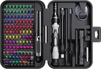 Wishbone 132 IN 1 SCREW DRIVER Multi-Function Color Coded Magnetic Screwdriver Tool Kit Combination Screwdriver Set(Pack of 1)