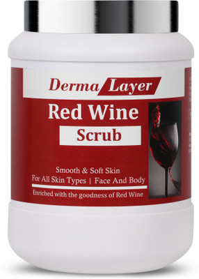 dermalayer Red Wine Scrub 1000 ml Scrub(1000 ml)