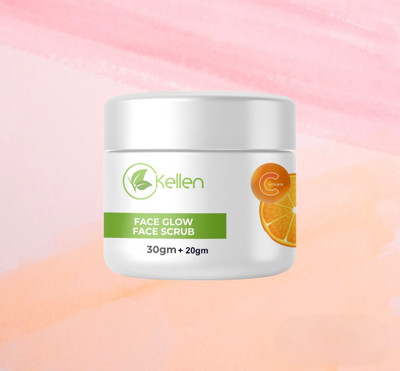 Kellen new Face glow scrub for Skin Glow Scrub(50 g)