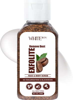 white bon Coffee Exfoliating Face Scrub I Reduce Tan & Blackheads I Oily/Normal Skin Scrub(100 ml)