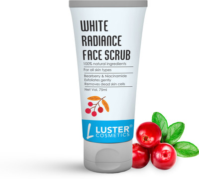 Luster Cosmetics White Radiance Face Scrub |Removes Dead Skin Cells Scrub(75 ml)