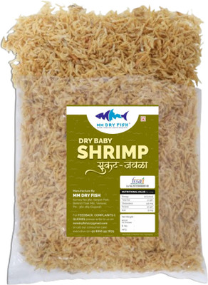 MM DRY FISH Dry Baby Shrimp - Ready to Cook - Super Sun Dried - Clean & Well Packed Clean(200 g, Pack of 1)