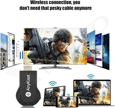 4uonly NEW AnyKast Display Kast HDMI Dongle for LED GHY10 Media Streaming Device(Black)