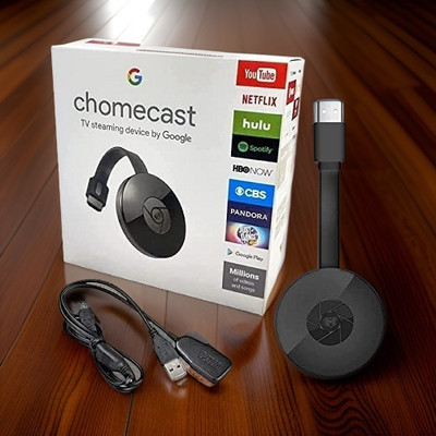Clairbell S56_Chromecast Wireless Media Streaming: Chrome Cast HDMI Dongle Media Streaming Device(Black)