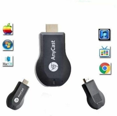 IMMUTABLE AnyKast Wireless WiFi 1080P Display TV Receiver(Black)FCJ18 Media Streaming Device(Black)