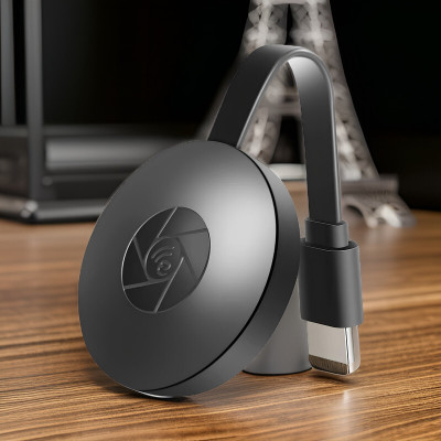 FRONY I37_Chromecast Wireless Media Streaming: Chrome Cast HDMI Dongle Media Streaming Device(Black)