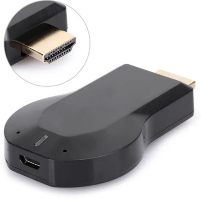 ENMORA ANYKAST WiFi Display Dongle Device BGT9 Media (Black) bhu40 Media Streaming Device(Black)