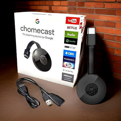 FRONY Smart Streaming: Chromecast HDMI Dongle for Wireless Media Playback V60 Media Streaming Device(Black)
