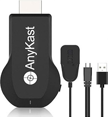 4uonly ANYKAST WiFi Display Dongle HDMI TV Media Device Device (Black)MKO51 Media Streaming Device(Black)
