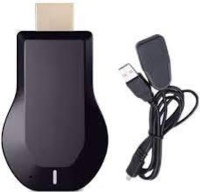 IMMUTABLE Anykast Wireless WiFi Display Adapter Media (Black) kjh17 Media Streaming Device(Black)