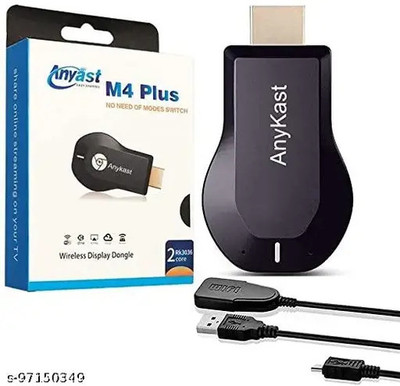 ENMORA Anykast Wireless WiFi Display Adapter Media Device (Black) jko13 Media Streaming Device(Black)