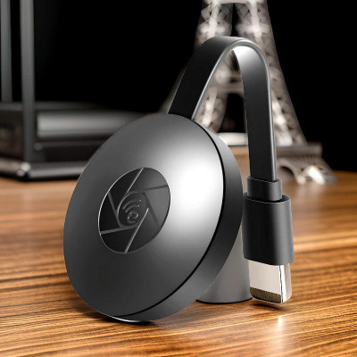 FRONY Smart Streaming: Chromecast HDMI Dongle for Wireless Media Playback V55 Media Streaming Device(Black)