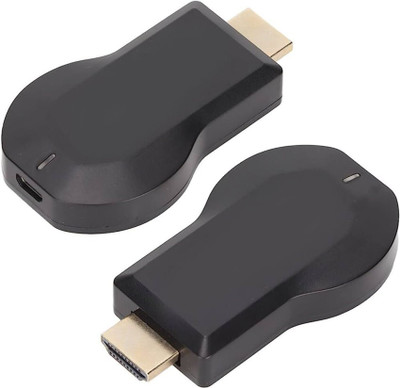 TECHEL Anykast Wireless WiFi Display Media (Black) awq4 Media Streaming Device(Black)