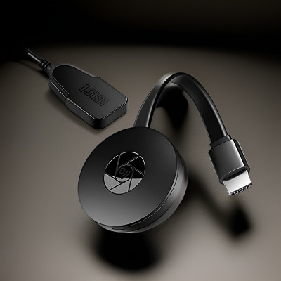 SYARA U10_Chromecast Wireless Media Streaming: Chrome Cast HDMI Dongle Media Streaming Device(Black)