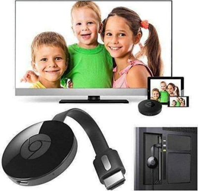 ENMORA KhromeKast WiFi HDMI Dongle Wireless Display Media (Black)DSA7 Media Streaming Device(Black)